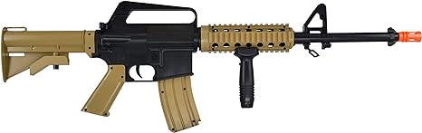 Colt Soft Air RIS Spring Airsoft Rifle and Pistol On-Duty Kit, Tan