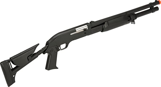 Evike - CYMA M3 3-Round Burst Multi-Shot Shell Loading Airsoft Shotgun (Size and Style Options)