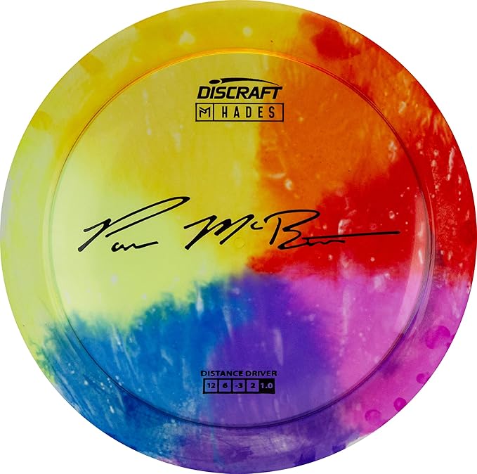 Discraft Paul McBeth Z Fly Dye Hades 160-166 Gram Distance Driver Golf Disc