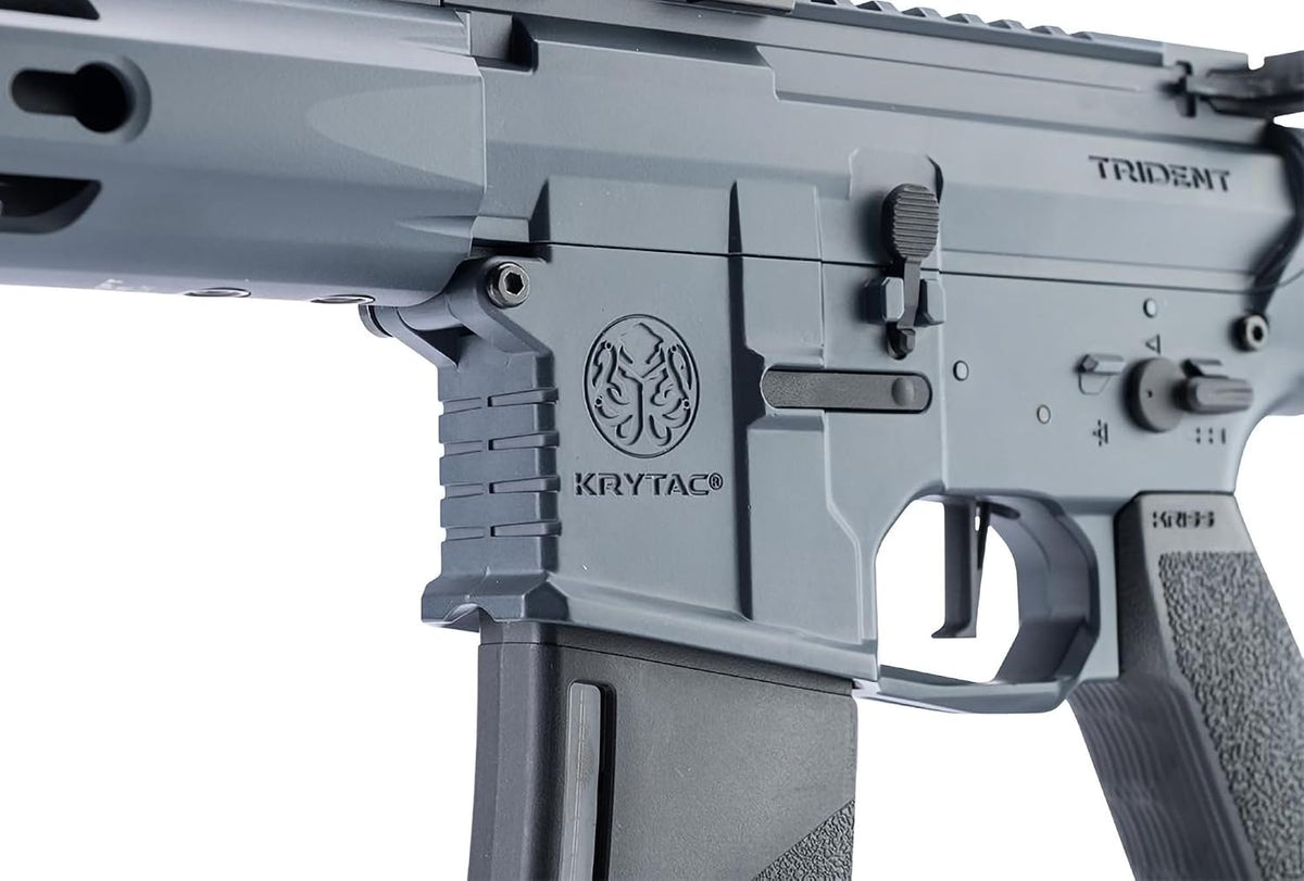 Evike Airsoft - Krytac Full Metal Trident MKII SPR AEG Airsoft Rifle (Combat Grey)
