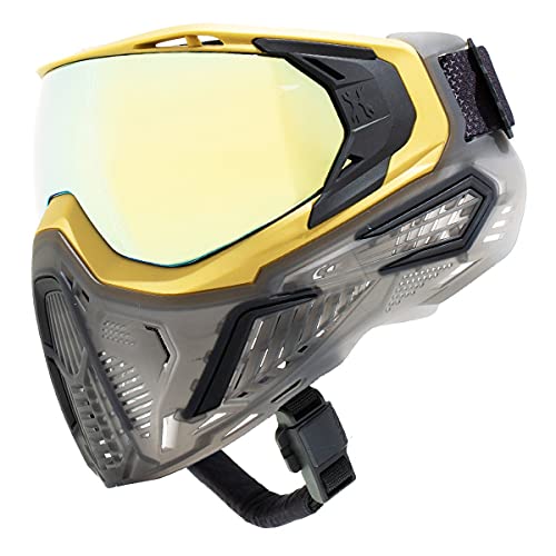 HK Army SLR Face Mask Goggle with Thermal Anti Fog HD Pure Lens System for Paintball and Airsoft - Wave