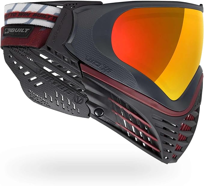 Virtue VIO X6 Thermal Paintball Goggles/Masks (Red Fire)