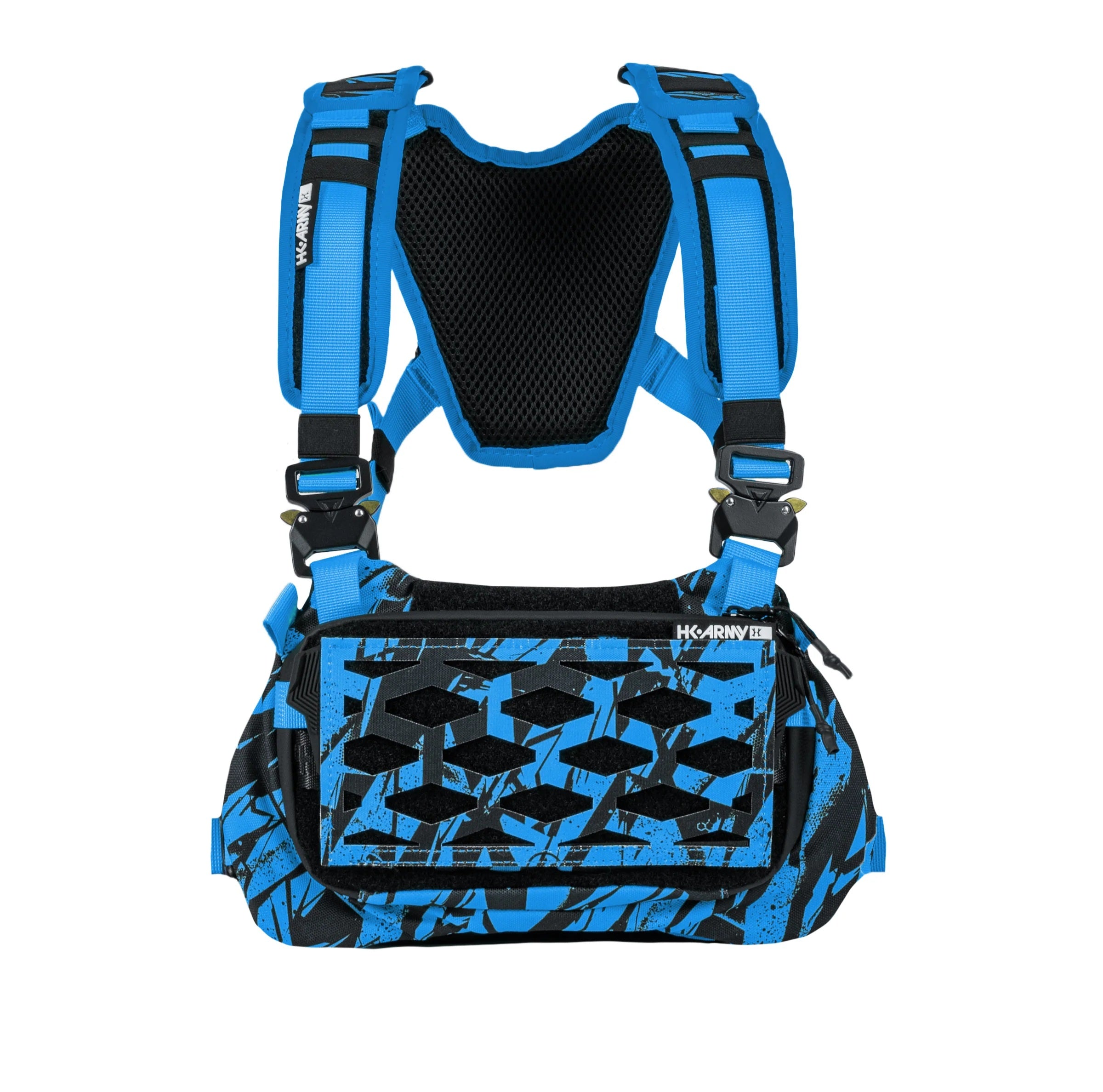 HK Army Hostile Sector Chest Rig - MOLLE Tactical Airsoft Vest (Blue)