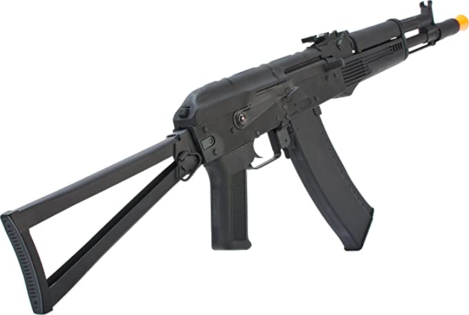 Evike Airsoft CYMA Sport Airsoft AK105 AEG Rifle w/Steel Folding Stock Gun Only