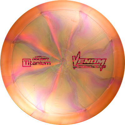 Discraft Titanium Venom Distance Driver Golf Disc [Colors May Vary] - 173-174g