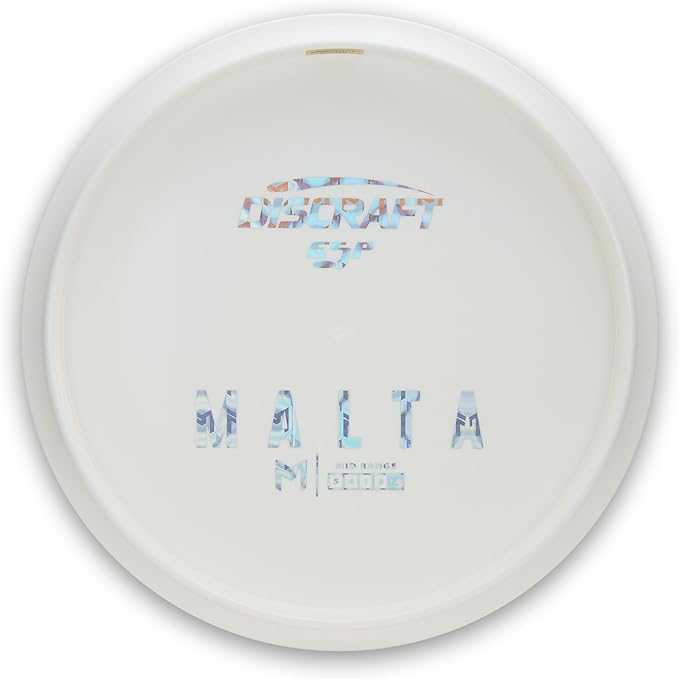 Discraft Paul McBeth White ESP Malta 173-174 Gram Mid-Range Golf Disc