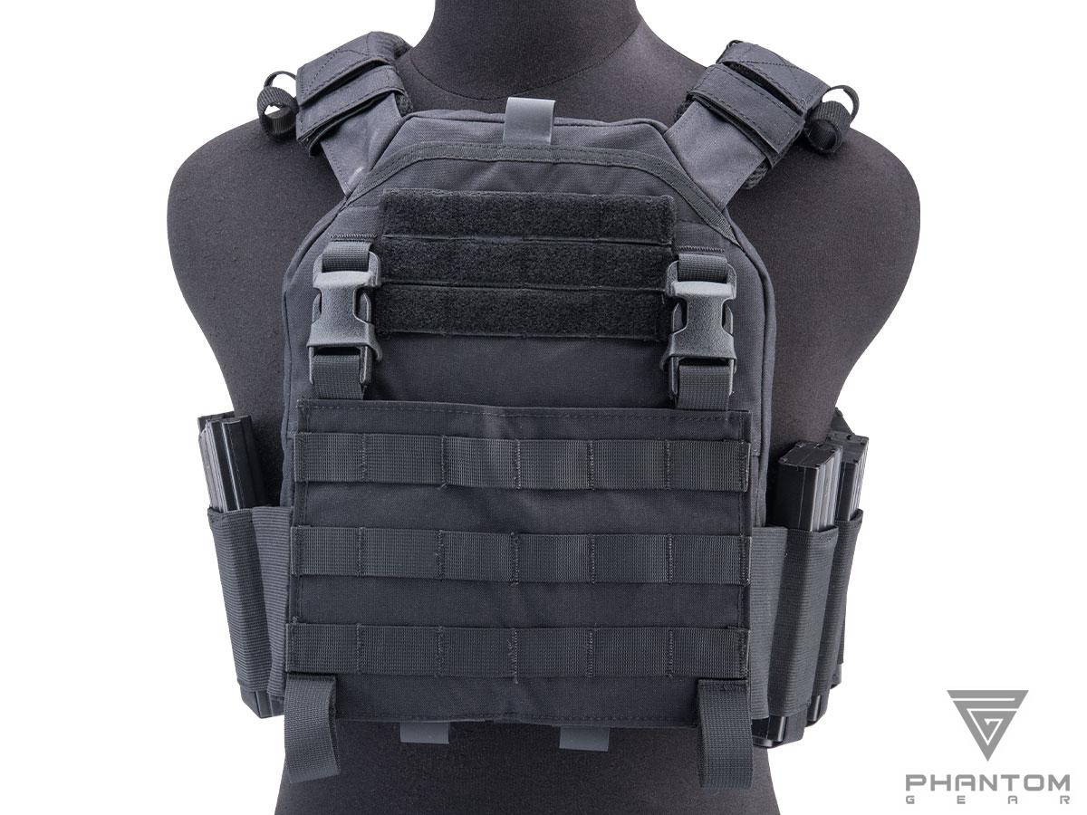 Phantom Gear "Wraith" T3 Plate Carrier Airsoft Vest - Black Large