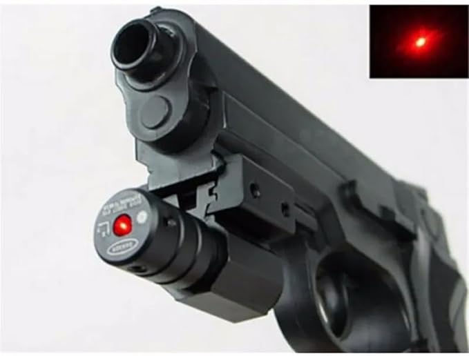 3Skull Compact Tactical Red Laser Sight with Picatinny Weaver Rail Mount Airsoft