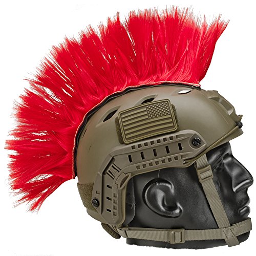 Evike Matrix Tacti-Cool Airsoft Helmet Crest Mohawk - Red