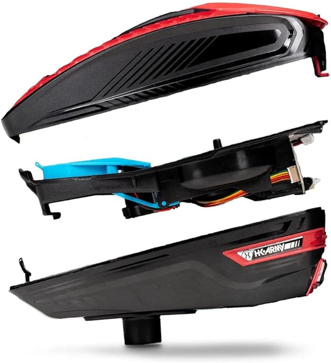 HK Army TFX 3.0 Paintball Loader - Black/RED