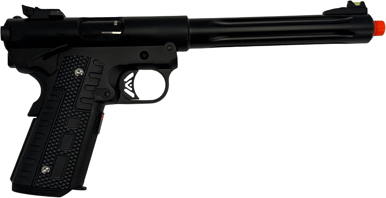 3Skull We-Tech Galaxy 1911 GBB Airsoft Pistol (Color: Black Slide/Black Frame/Premium Long Barrel)