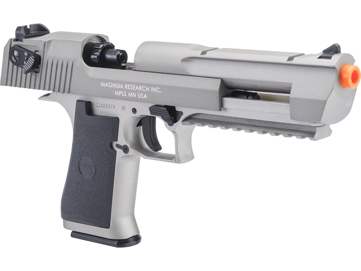 Magnum Research Select Fire Desert Eagle CO2 Gas Blowback Airsoft Pistol Silver