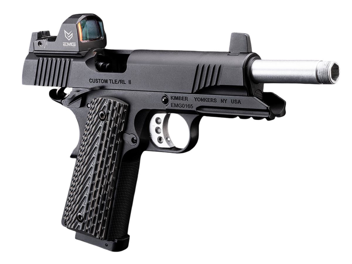 EMG x Kimber Lic Custom TLE/RL II 1911 CO2 GBB Airsoft Pistol with G10 Grips