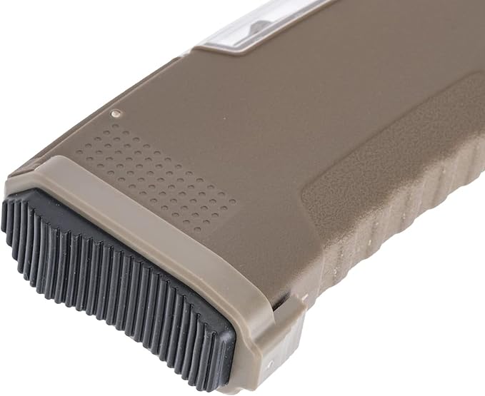 Evike Airsoft - BAMF GEN2 Polymer 190rd Mid-Cap M4 Airsoft AEGs (Tan/Single Mag)