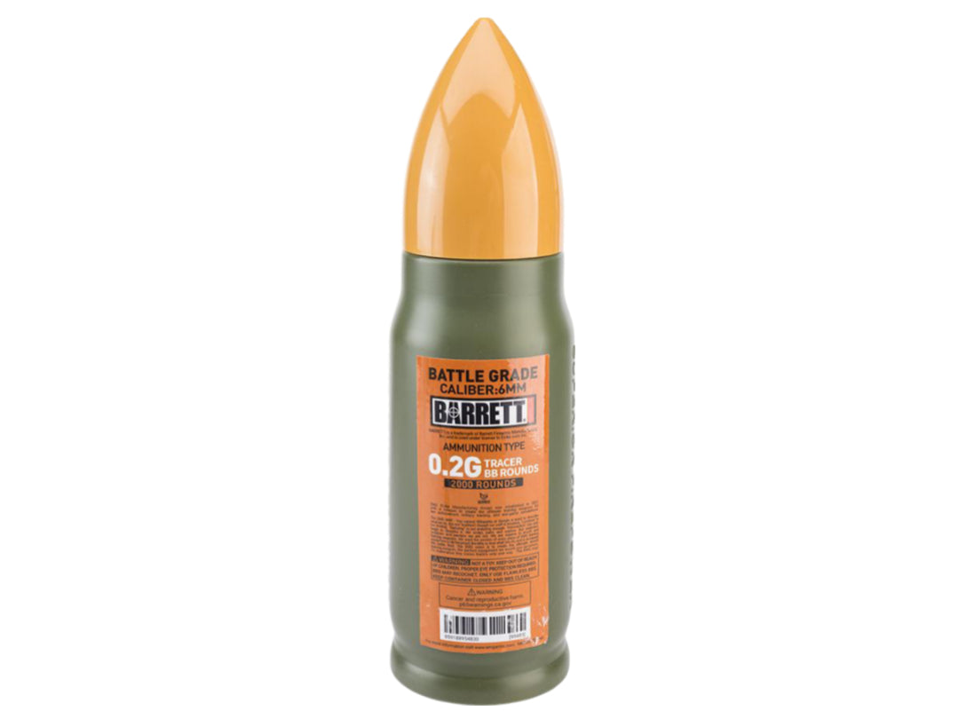 EMG Barrett Licensed Battle Grade 6mm Airsoft Tracer BBs(Green/0.20g/2000rd)