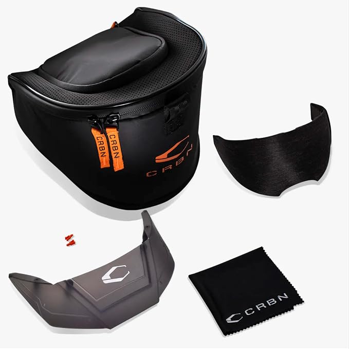 CRBN Paintball Zero Pro Goggle - Includes: Two Lens+Visor+Case-Carbon Paintball (More Coverage, Dune)