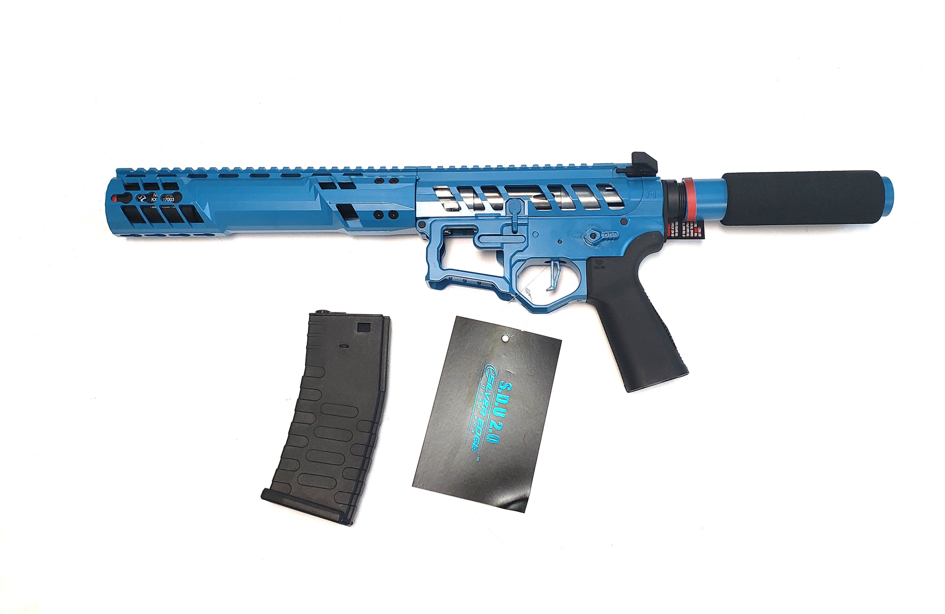 EMG F-1 Firearms Ultimate CQB UDR-15-3G AEG Airsoft Rifle Full Auto Blue