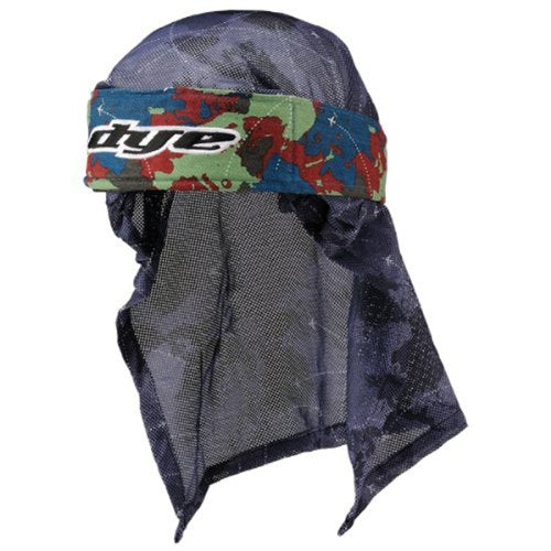 Dye Paintball Head Wrap - Global Blue/Red/Light Green