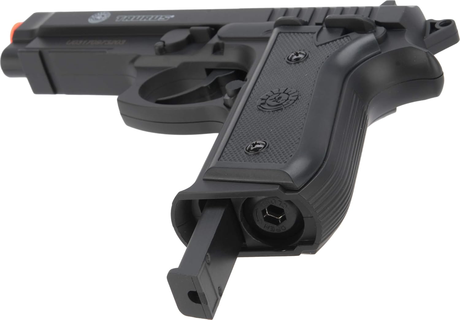 Evike Airsoft - Taurus Licensed PT92 M9 Full Size CO2 Powered Airsoft Pistol by Softair (Model: Polymer / 425 FPS)