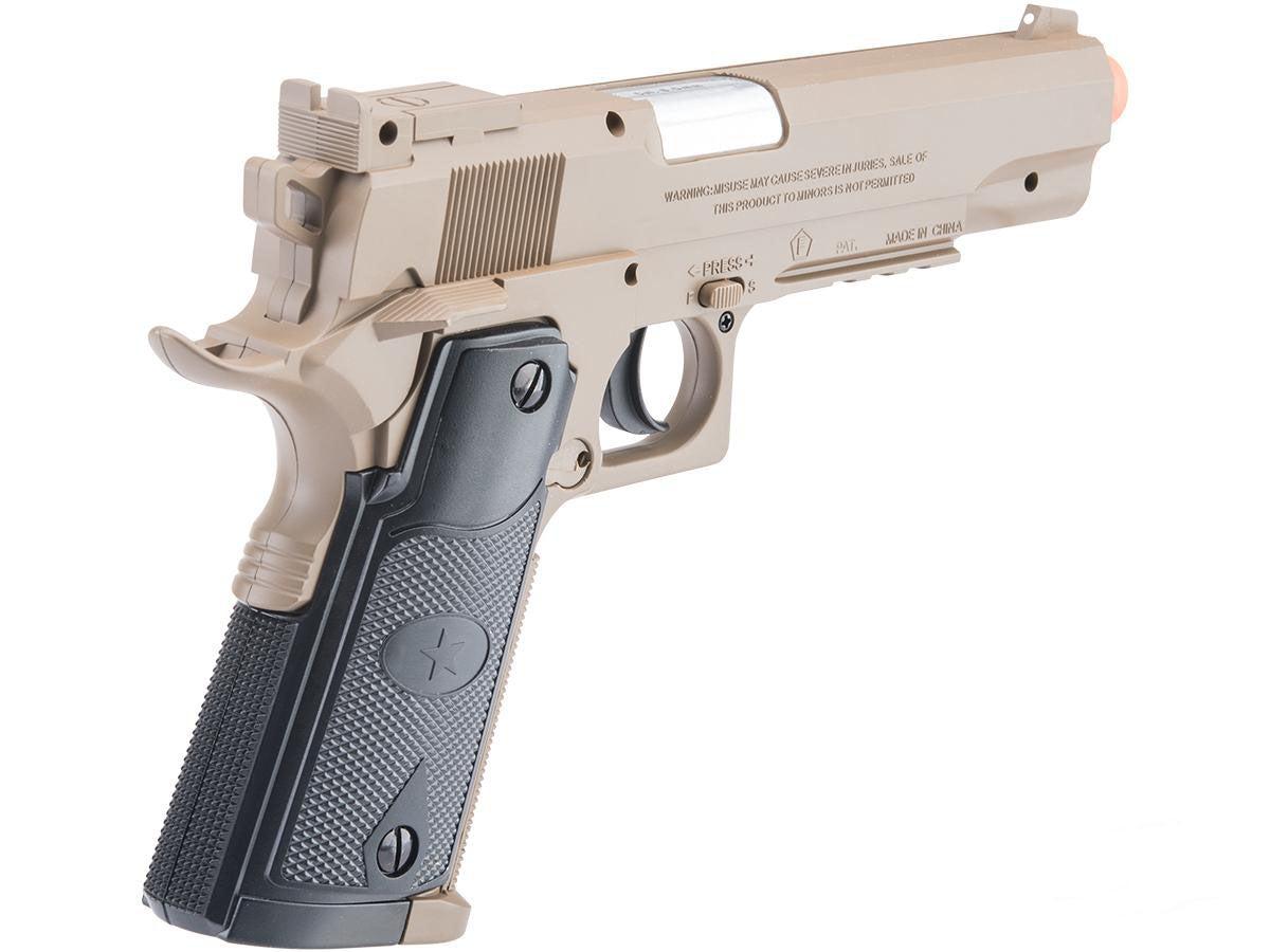 Matrix Predator 1911 Non-Blowback CO2 Airsoft Pistol (Color: Storm)