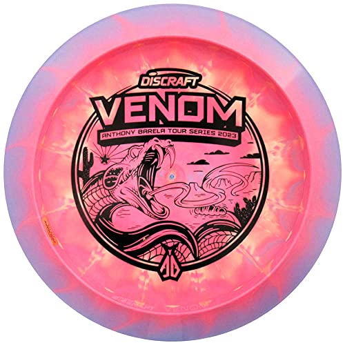 Discraft LE 2023 Tour Series Anthony Barela Understamp Swirl ESP Venom Golf Disc