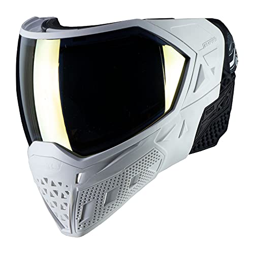 Empire EVS Thermal Paintball Mask - White With Thermal Gold / Thermal Clear Lens