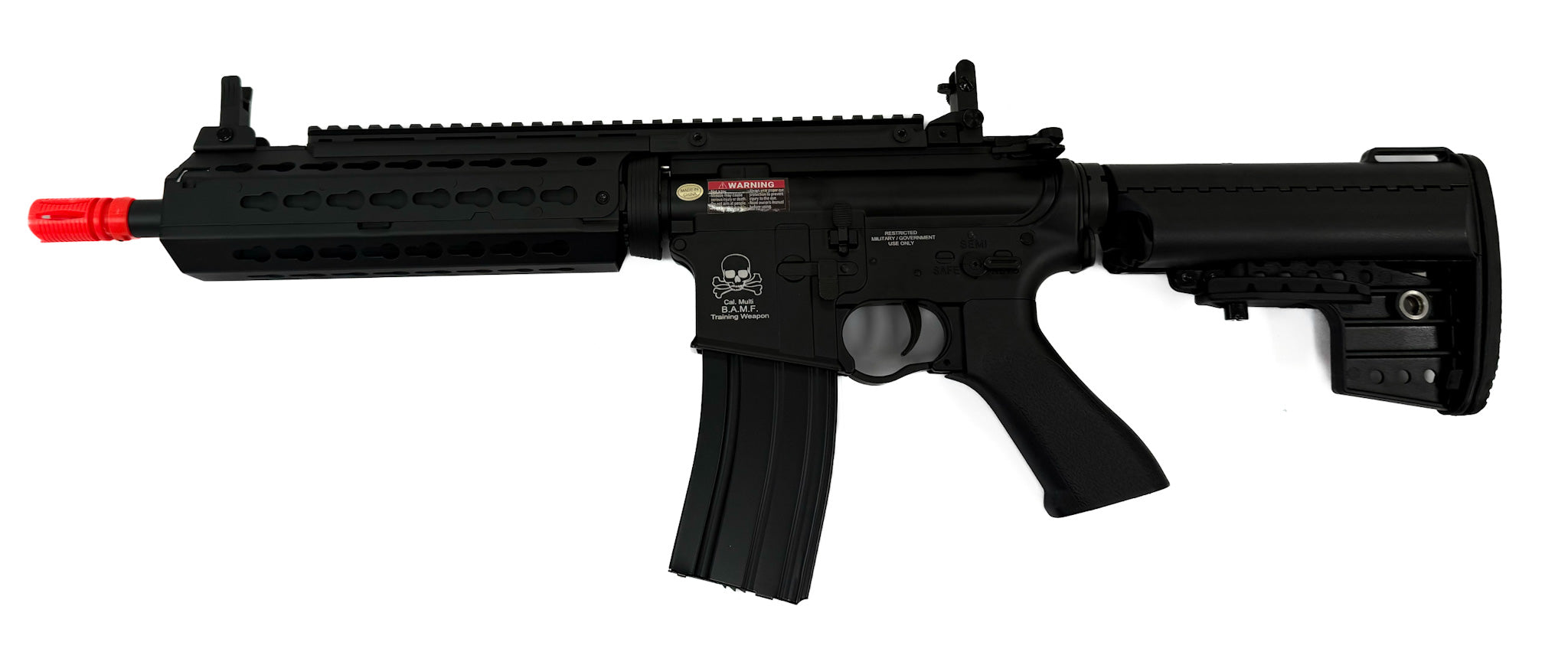 EMG Black Rain Ordnance BRO 9mm Gas BB Airsoft Rifle(Carbine/Black/Gun Only)