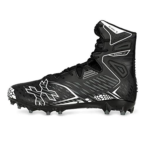 HK Army Diggerz_X 1.5 Hightop Paintball Cleats - Black/Grey - Size 13