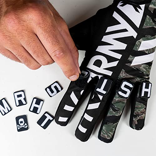 HK Army Freeline Knucklez Customizable Paintball Gloves - Tigerstripe - Medium