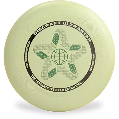 Discraft Ultrastar Ultimate Frisbee Disc, 175g Post-Consumer Recycled Material, Pick Color