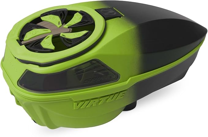 VIRTUE Spire V Loader Paintball Hopper 230 Round Capacity - CrownSF (Acid Black)