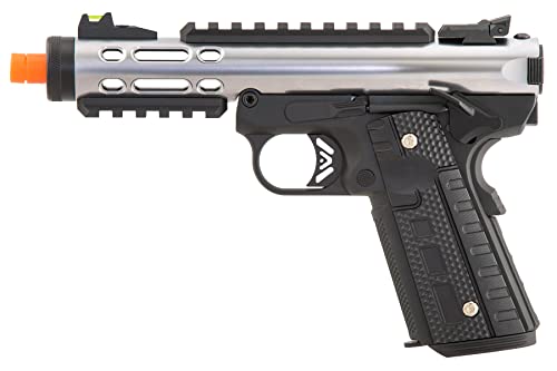 WE-Tech Galaxy 1911 Gas Blowback Metal Airsoft Pistol Silver Black Type A