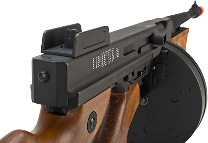 Evike Cybergun Licensed Thompson Chicago Typewriter Airsoft AEG Rifle (Gun Only)