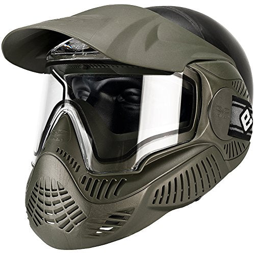 Evike Valken MI-7 Full Face Mask w/Thermal Lens - ANSI Rated - Blk/ODG/Tan/ACU/ATACS/MARPAT/Scorp