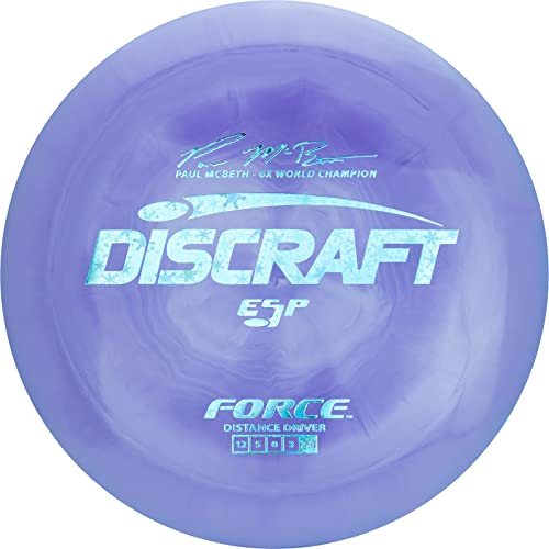 Discraft ESP Force Paul McBeth 6X Signature Series 170-172 Gram Distance Driver Golf Disc