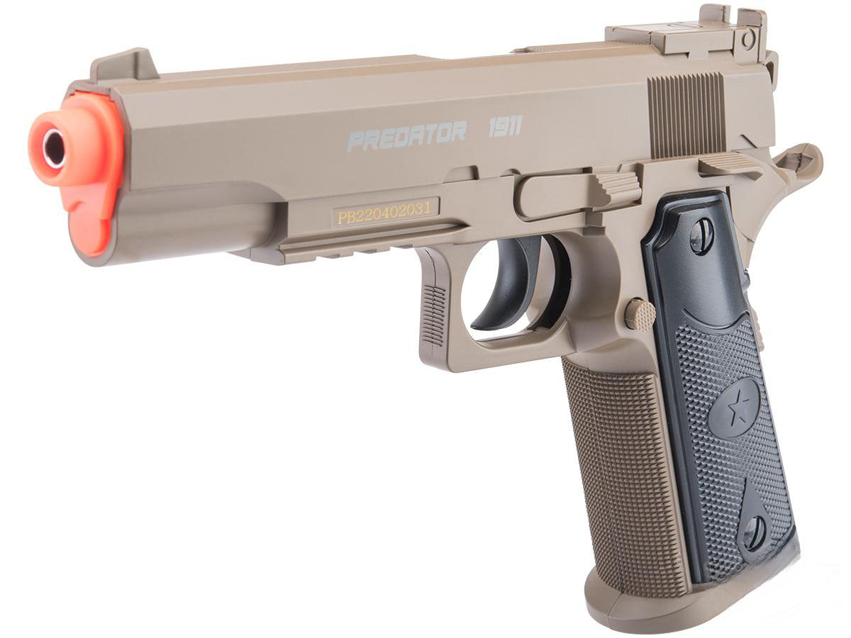 Matrix Predator 1911 Non-Blowback CO2 Airsoft Pistol (Color: Storm)