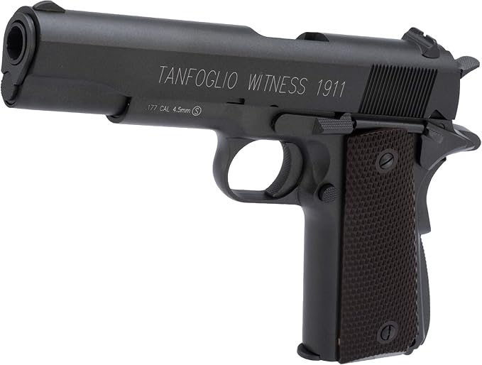 Evike Airguns - Tanfoglio Witness Metal Blowback 1911 4.5mm Air Gun (Air Gun)