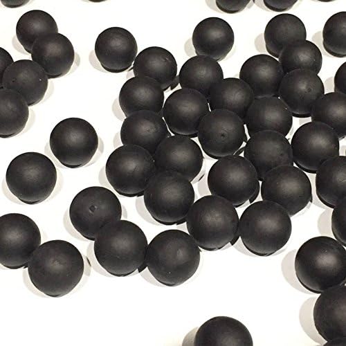 RAP4 100 Count Rubber Ball Training Paintball - Black (Black)