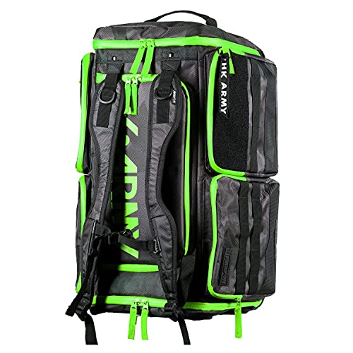 HK Army Expand Backpack Paintball Gearbag - Shroud Black/Green