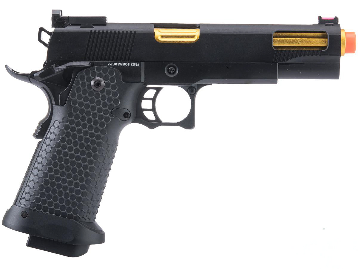 Matrix X Full Metal OTS .45 Tactical Hi-CAPA Gas Airsoft Pistol w/Case(Mod-7)