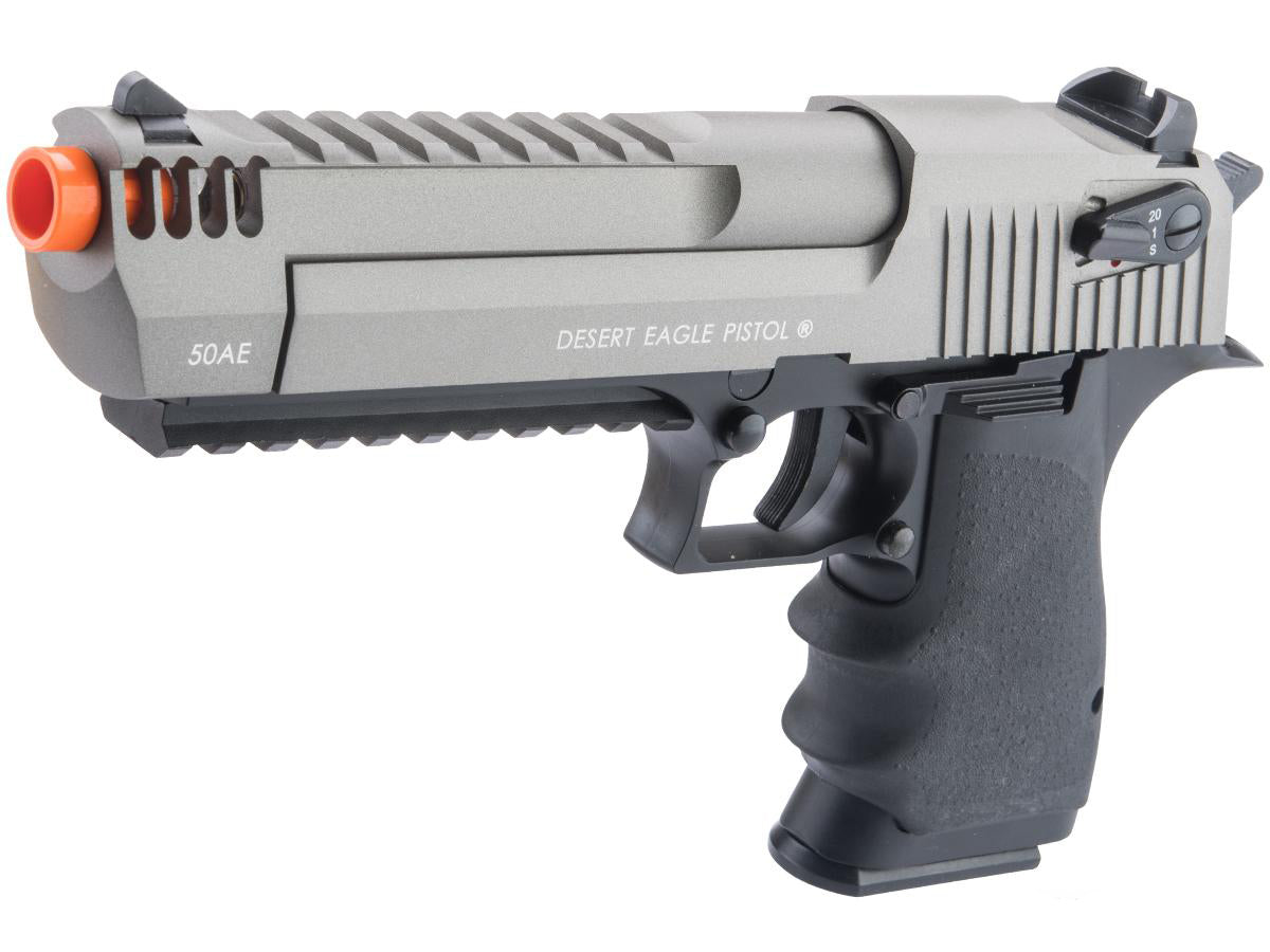 Cybergun Semi/Full Auto Desert Eagle L6 CO2 Gas Blowback Airsoft Pistol 2-Tone