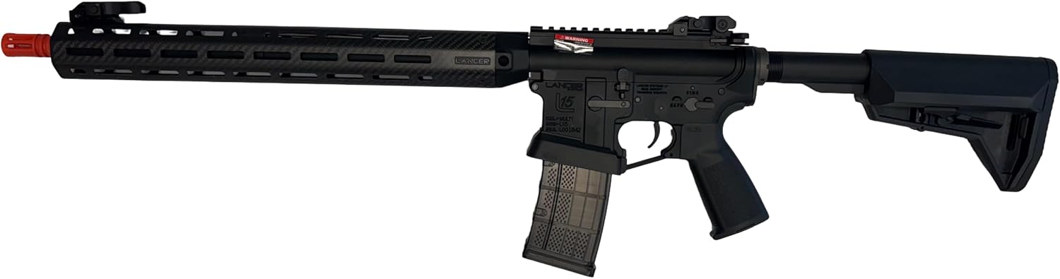 EMG Lancer Systems Lic L15 Defense Airsoft AEG Rifle(Carbon Fiber Handguard/15")