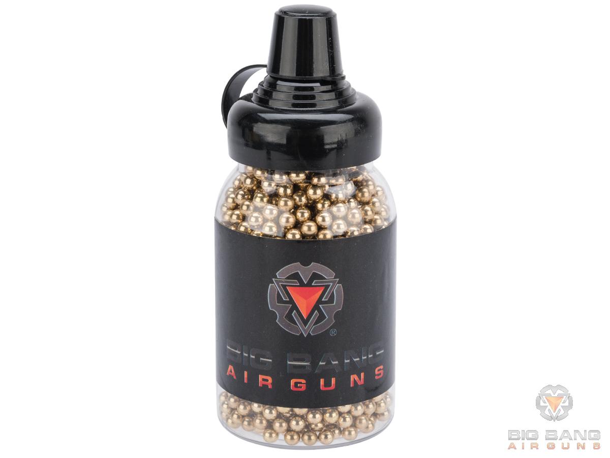 Evike Big Bang Airgun 4.5mm/.177 Cal Steel BB-Bottle (Brass Plated /1500rd)