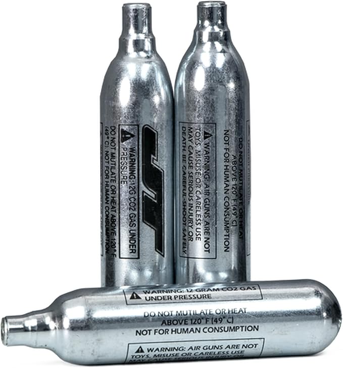 Tippmann Menace 50cal Paintball Pistol Bundle 7rd Mag, 30ct 12g CO2 Paintballs