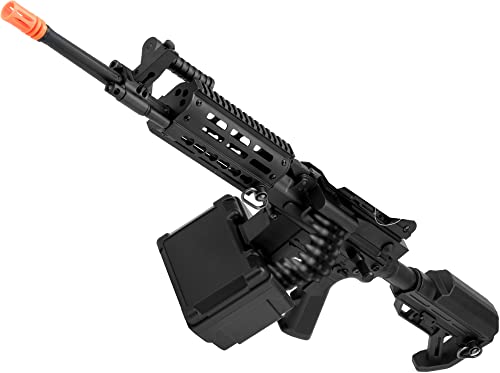 Evike Matrix Golden Eagle AR LMG Airsoft AEG Light Machine Gun (16.25" / Black)