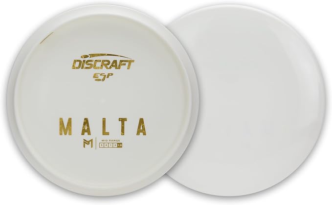 Discraft Paul McBeth Bottom Stamp White ESP Malta Mid-Range 173-174 grams