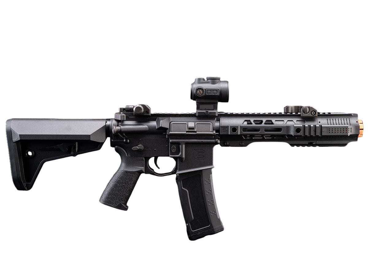 6mmProShop SAI Licensed GRY AR-15 Airsoft AEG Rifle (Black / 6.5" / Gun Only)