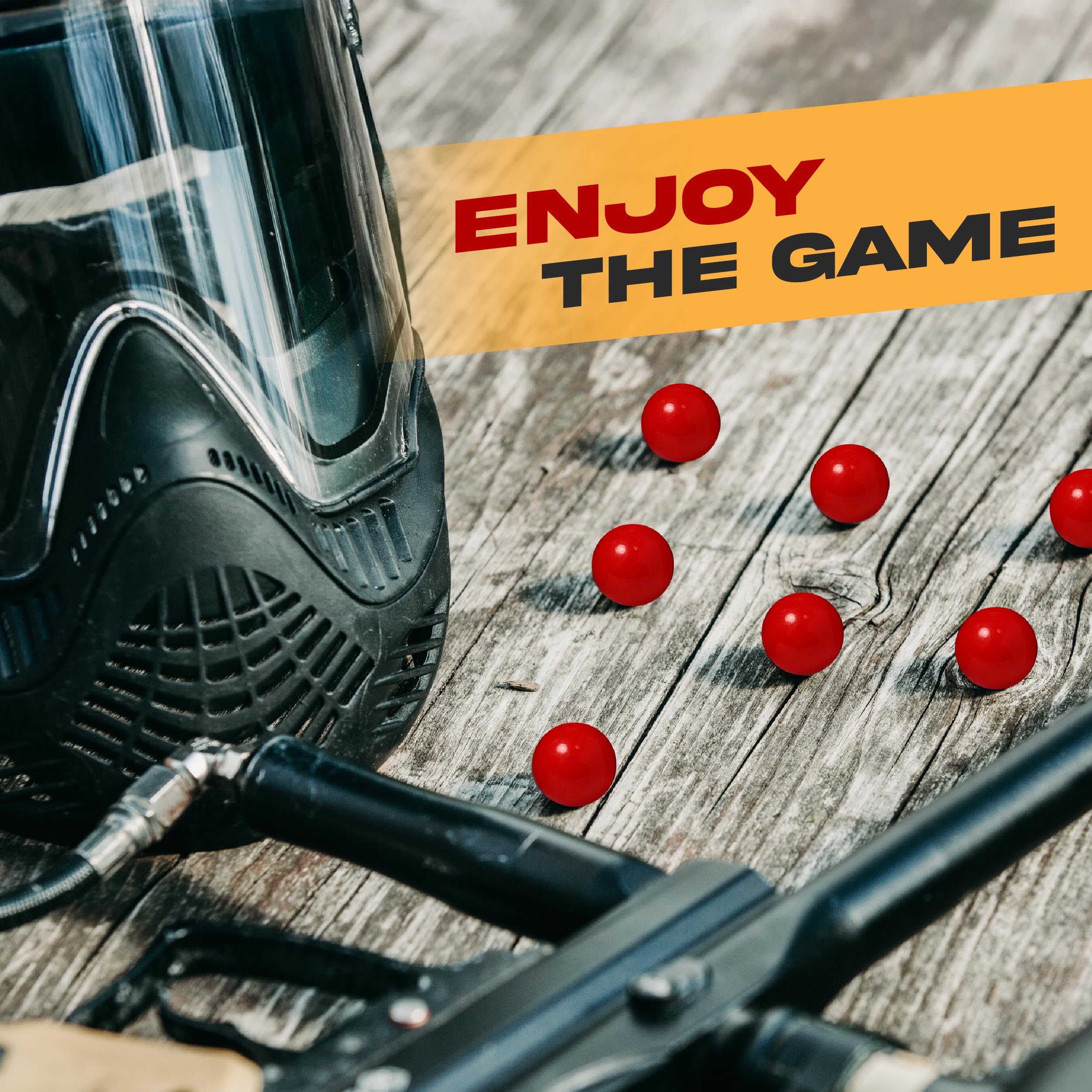 3Skull .43 Caliber Paintballs for Umarex T4E Paintball Pistols Blood Red Fill - 200 Count .43 Cal Ammo