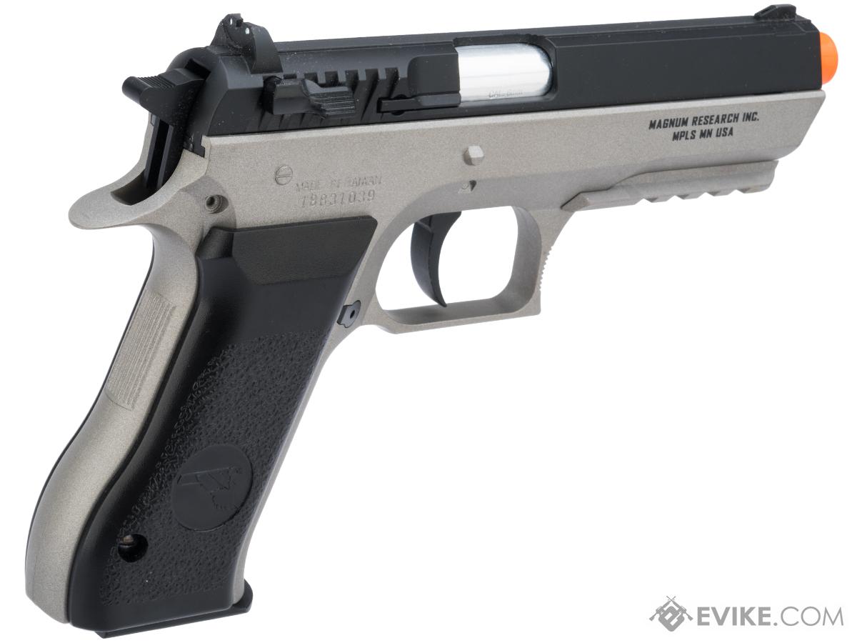 Evike Magnum Research Jericho 941 Baby Desert Eagle Airsoft CO2 Pistol (Blk/Gry)