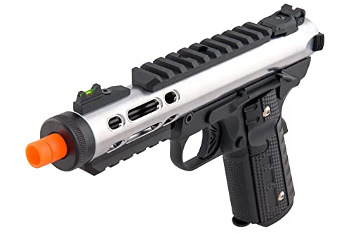 WE-Tech Galaxy 1911 Gas Blowback Metal Airsoft Pistol Silver Black Type A